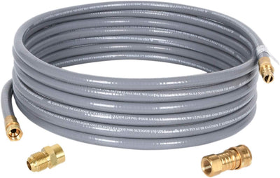 Manguera propano 10ft 1/2pulg adaptador 3/8hembra a 1/2macho