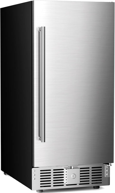 Refrigerador bebidas bajo encimera 15pulg puerta acero inox