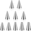 Set 10 puntas tuberías acero inox para glaseado tartas