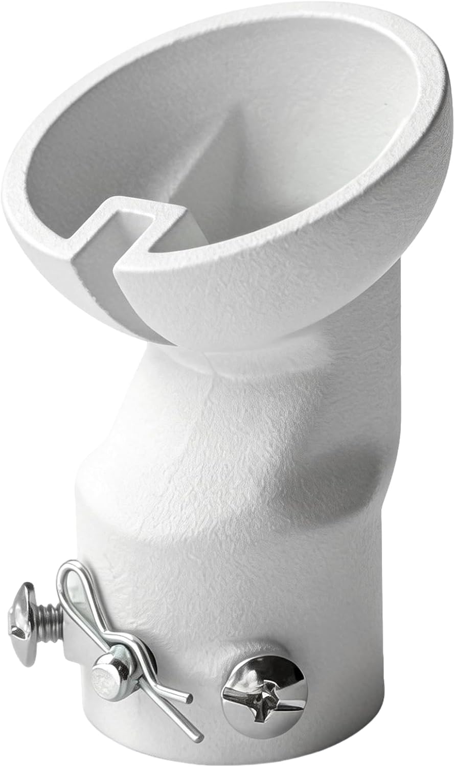 Adaptador ventilador techo inclinado blanco