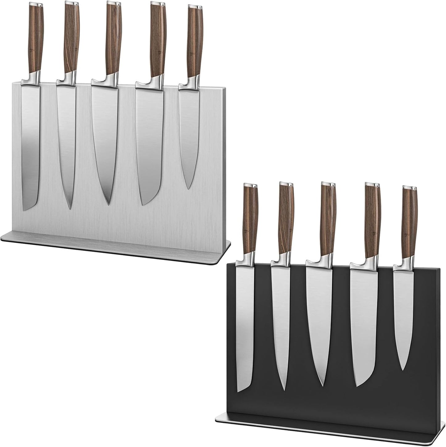 Porta cuchillos magnético acero inoxidable doble cara para cocina