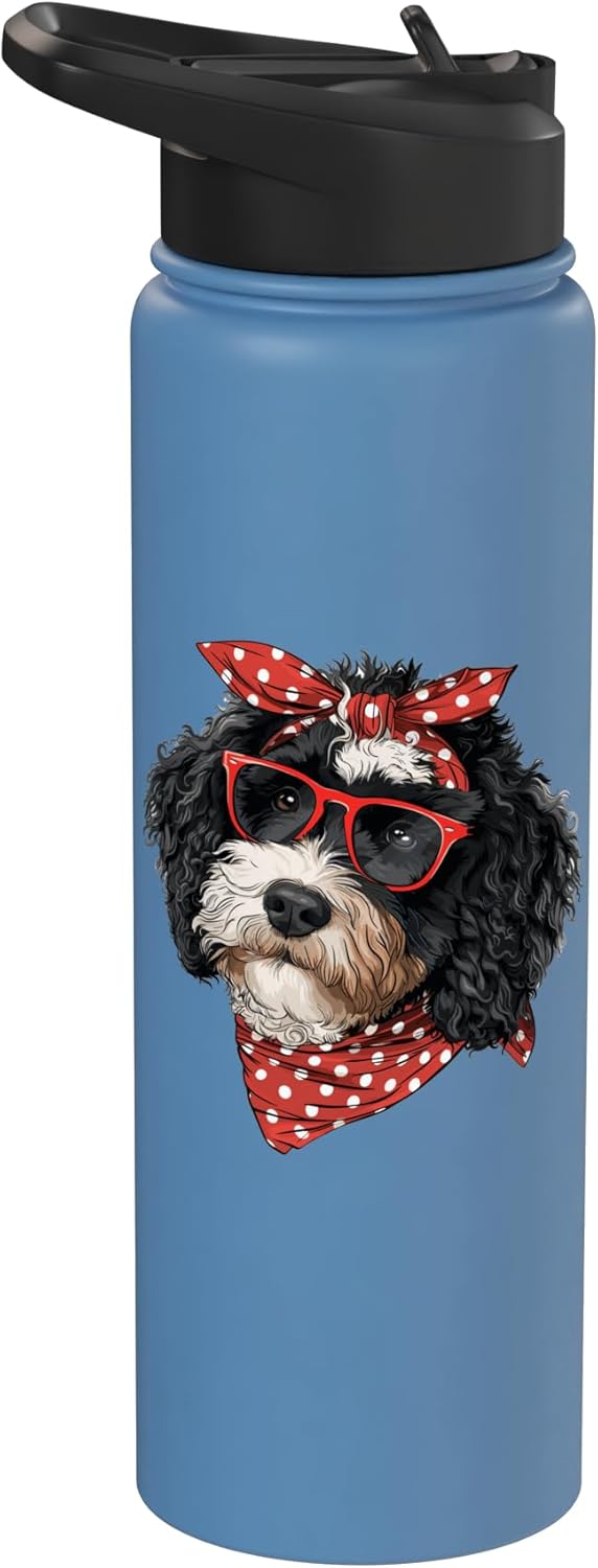Botella térmica acero inox con estampado perro