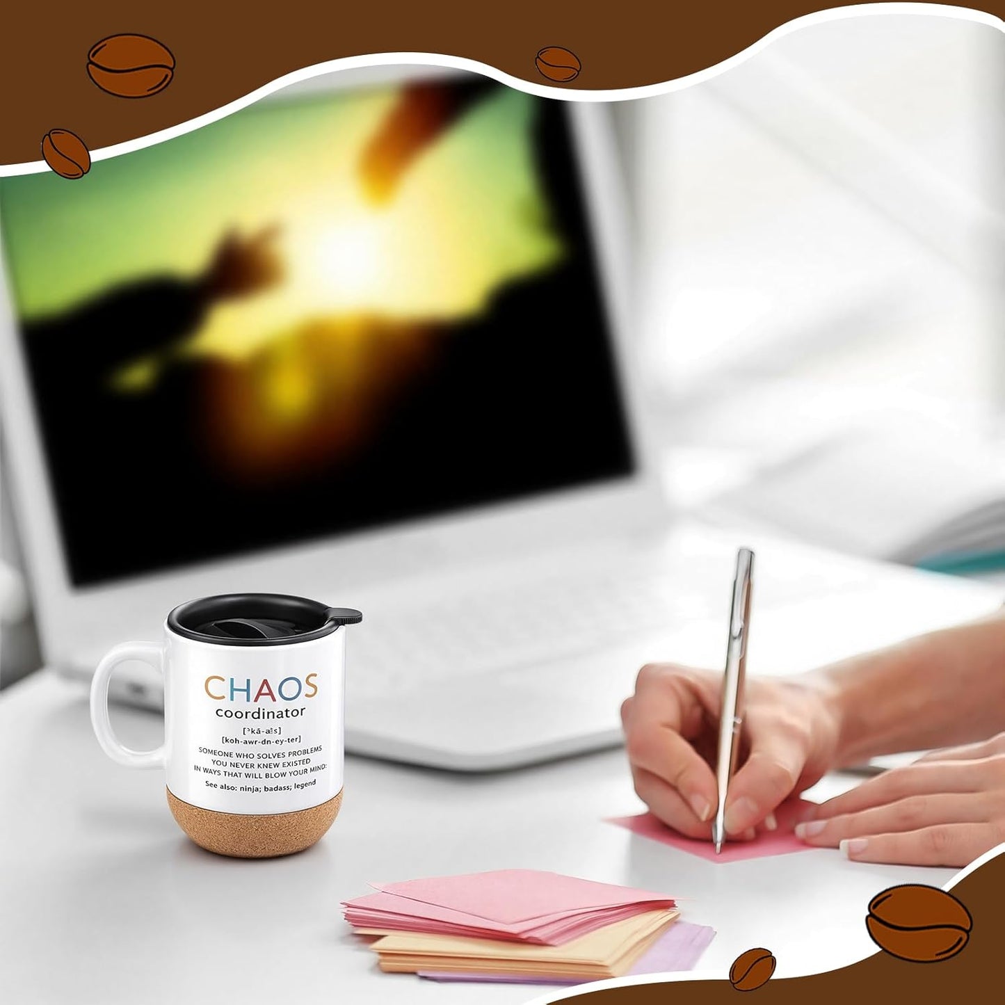 Taza de café de cerámica Remerry para coordinador del caos
