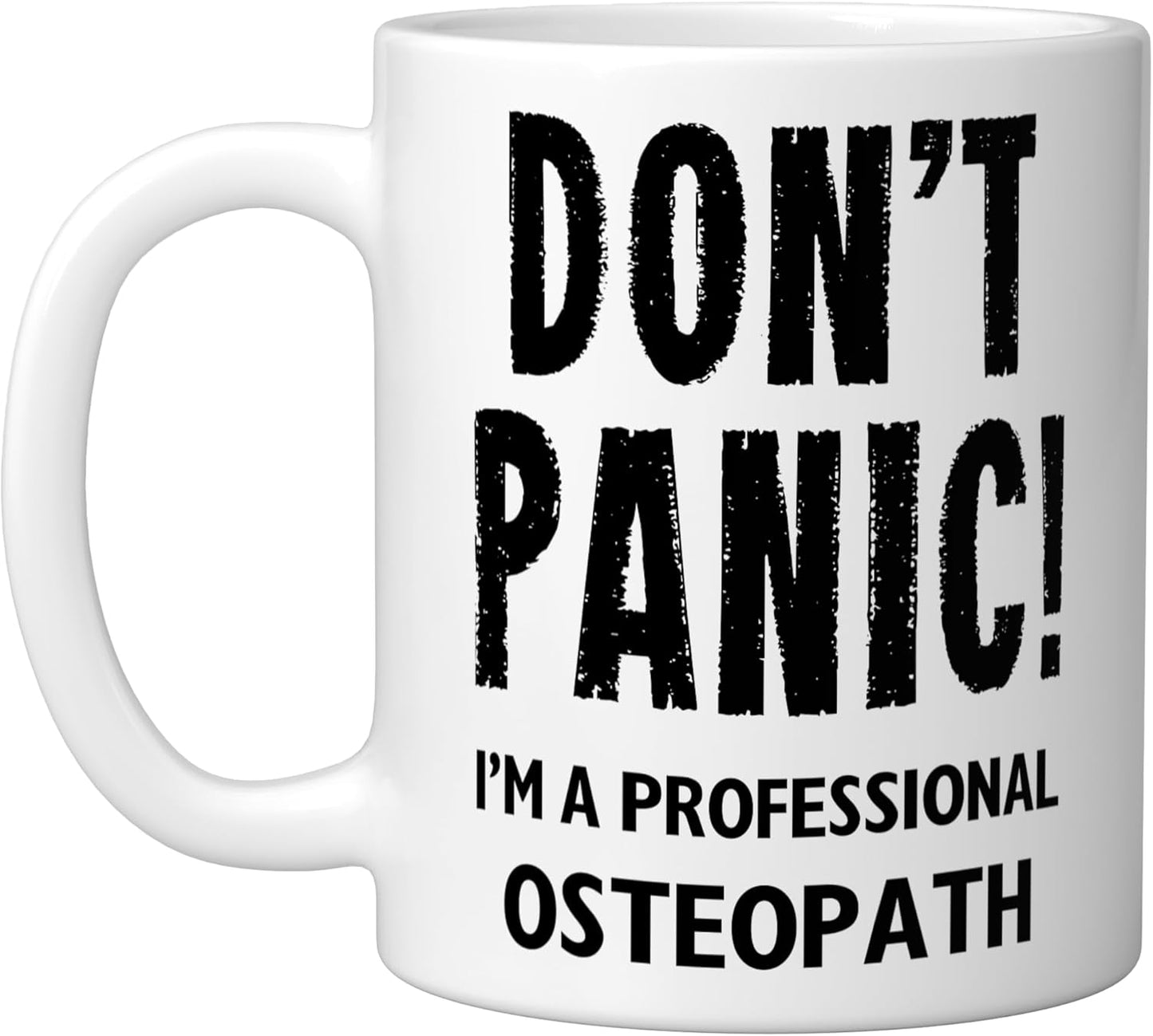 Taza cerámica para osteopatía blanca