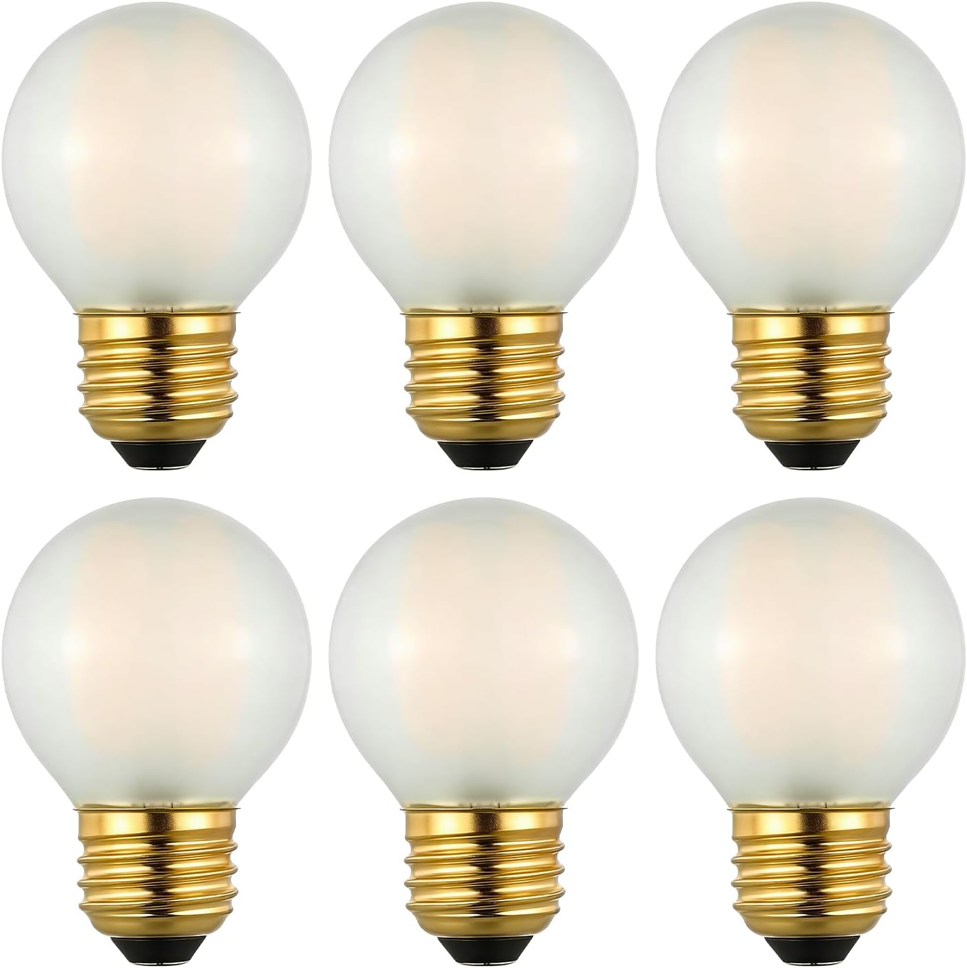 Bombilla LED filamento G16.5 E26 2700K pack 6