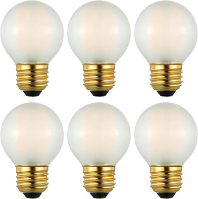 Bombilla LED filamento G16.5 E26 2700K pack 6