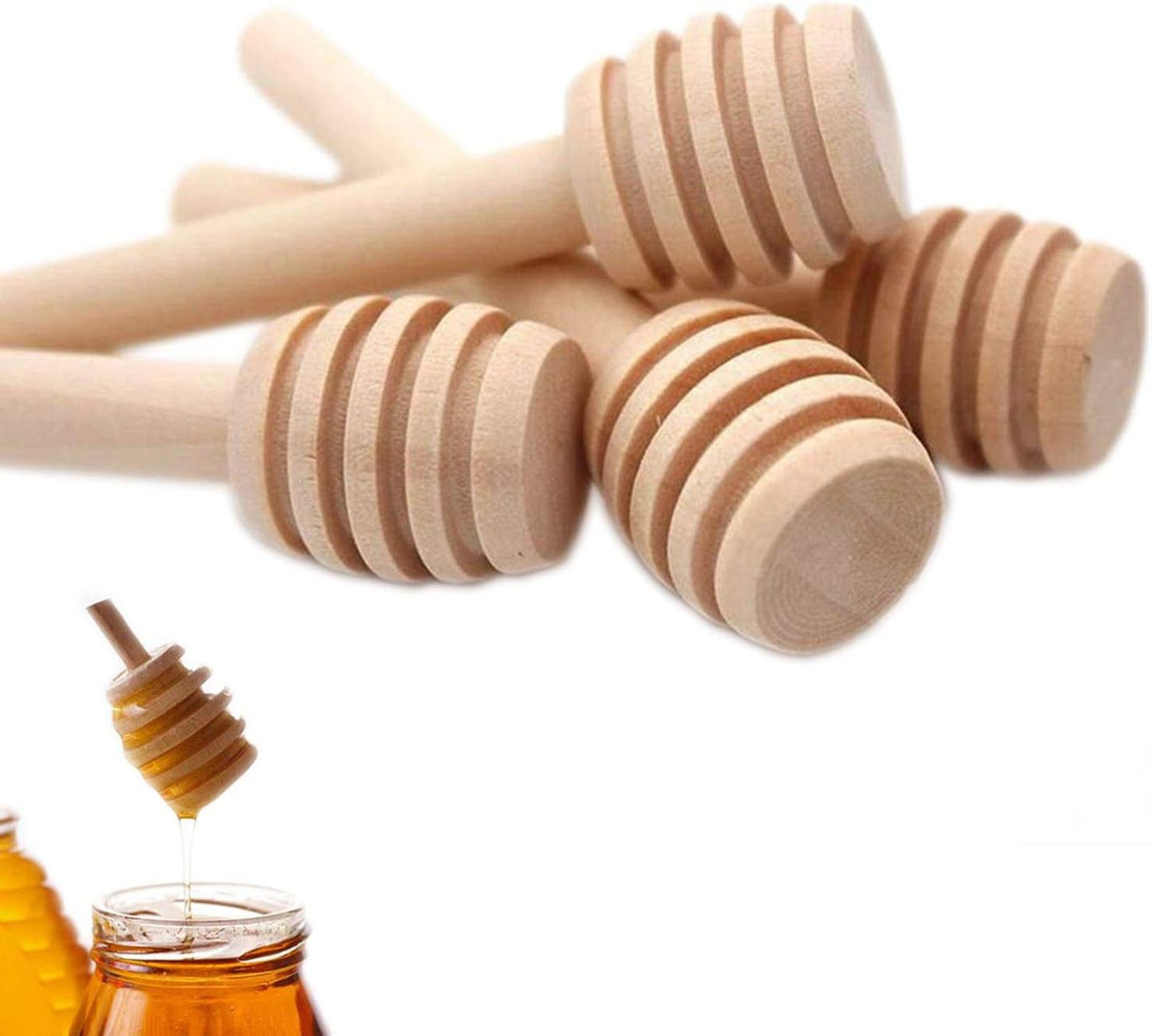 Barras de madera para agitador de miel 3" y 6"