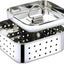 Prensa de molde paneer maker acero inoxidable con tapa cuadrada 8.5 fl oz