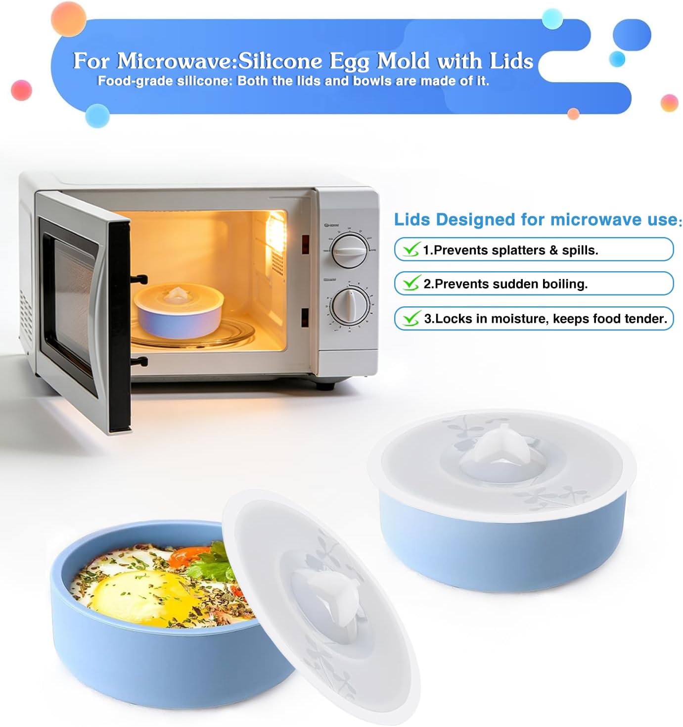 Molde de huevo de silicona ZHYEEDAA sin BPA reutilizable