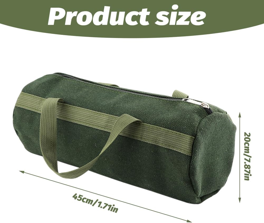 Bolsa herramientas lona multiusos resistente boca ancha