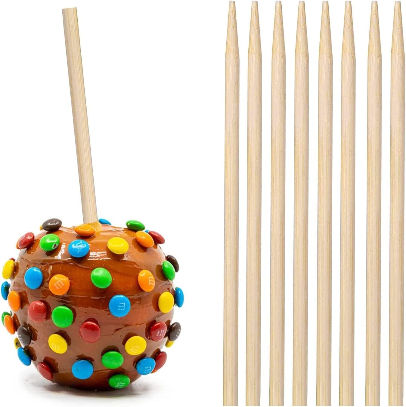 150 Palitos Caramelo Manzana 5.5pulg Bambú para Perro