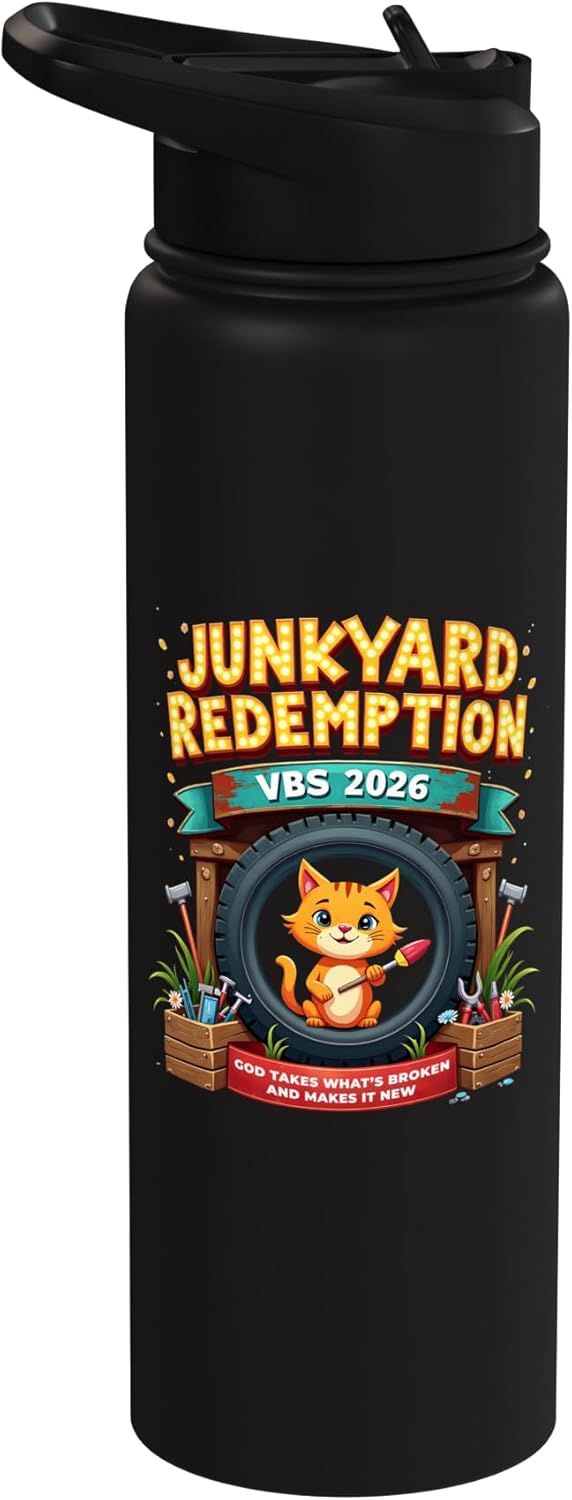 Botella de agua aislada de acero inoxidable Junkyard Redemption