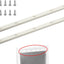2 Soportes Solapa Puerta Perro PetSafe Tamaño Grande