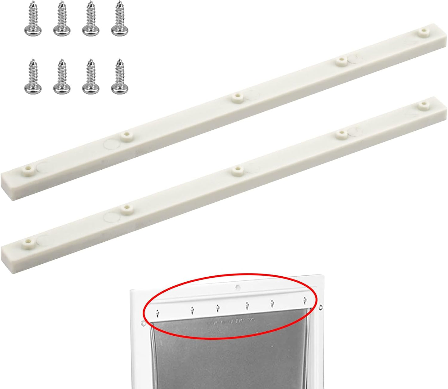 2 Soportes Solapa Puerta Perro PetSafe Tamaño Grande