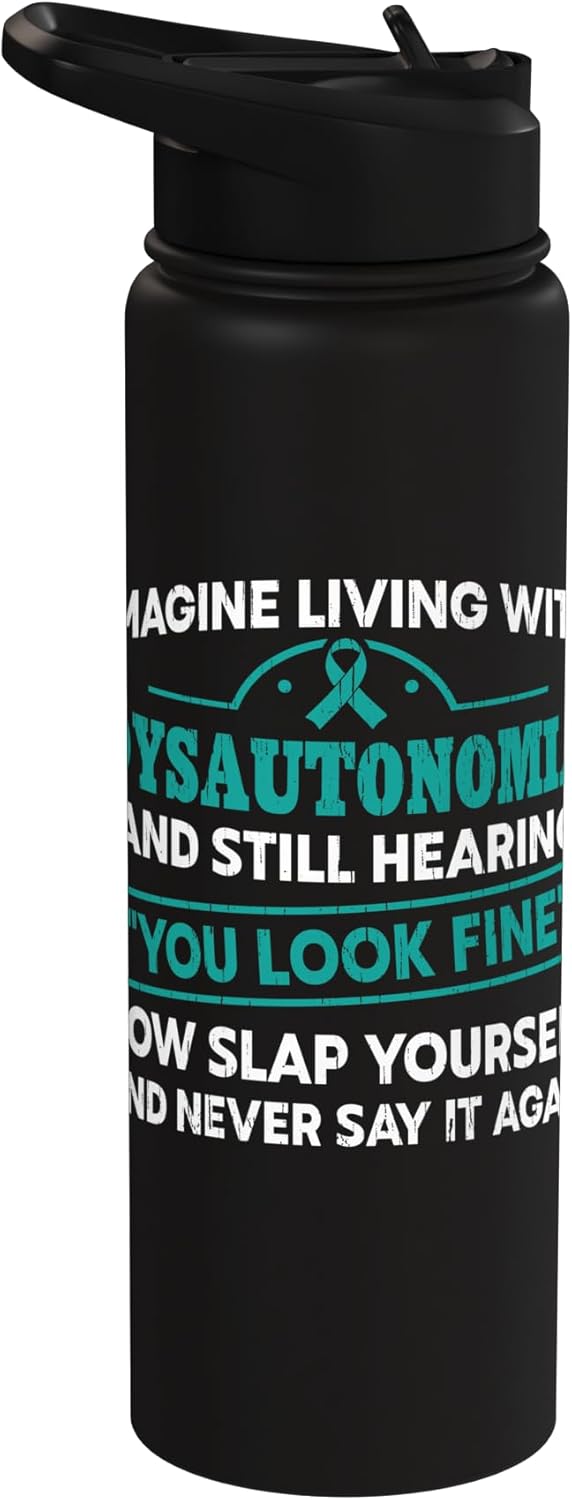 Botella agua térmica acero inox Dysautonomia Warrior