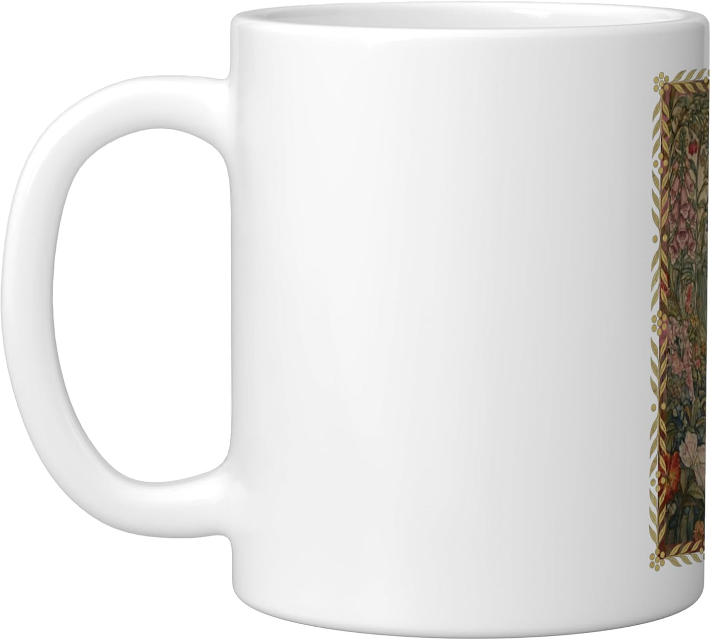 Taza Cerámica Frenchie Floral Vintage Brindle