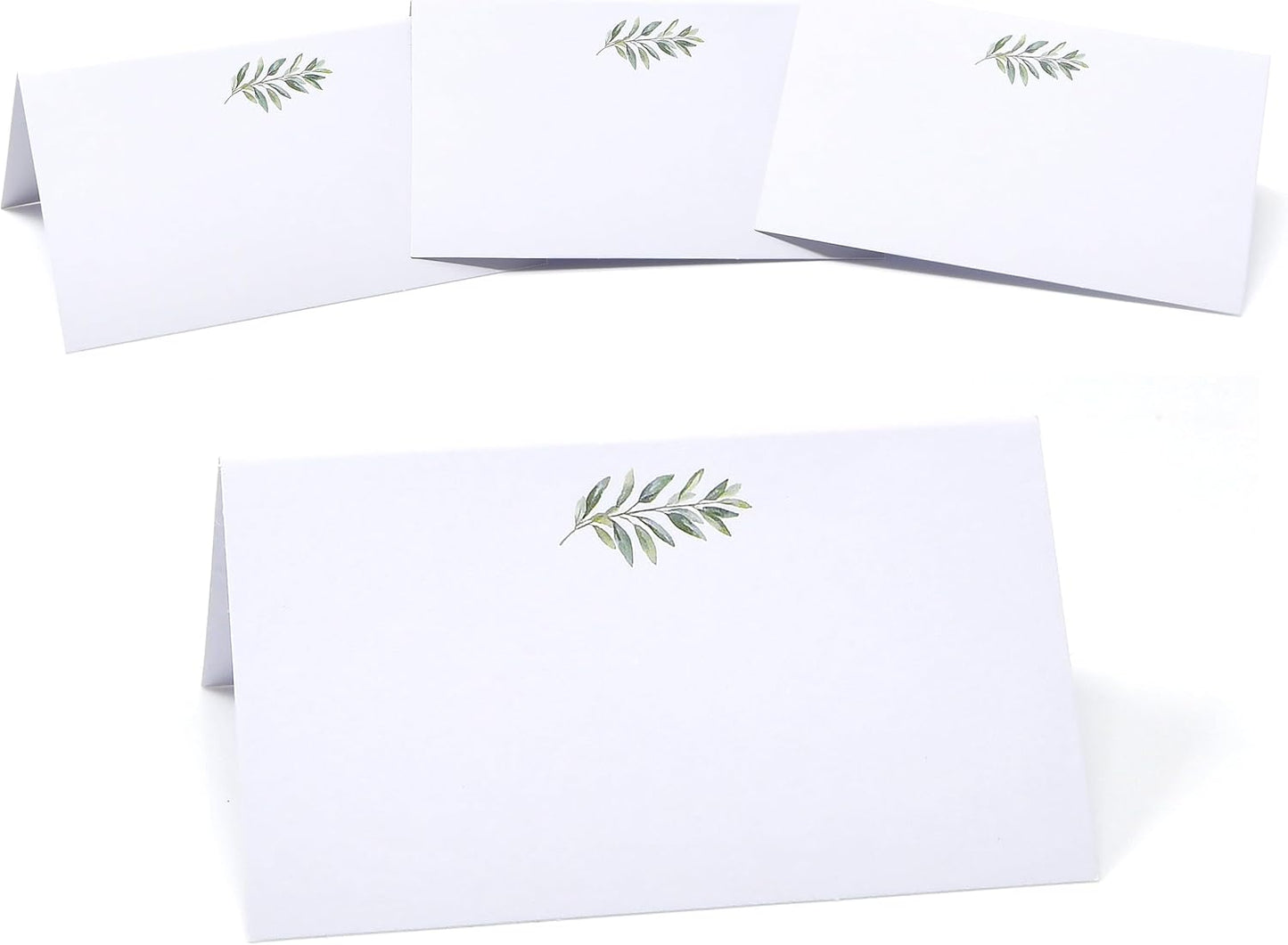 100 Tarjetas Florales Ramas Verdes Primavera Boda Eventos