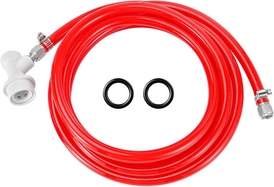 Conjunto de línea de gas CO2 con bloqueo de bola PVC para Kegerator