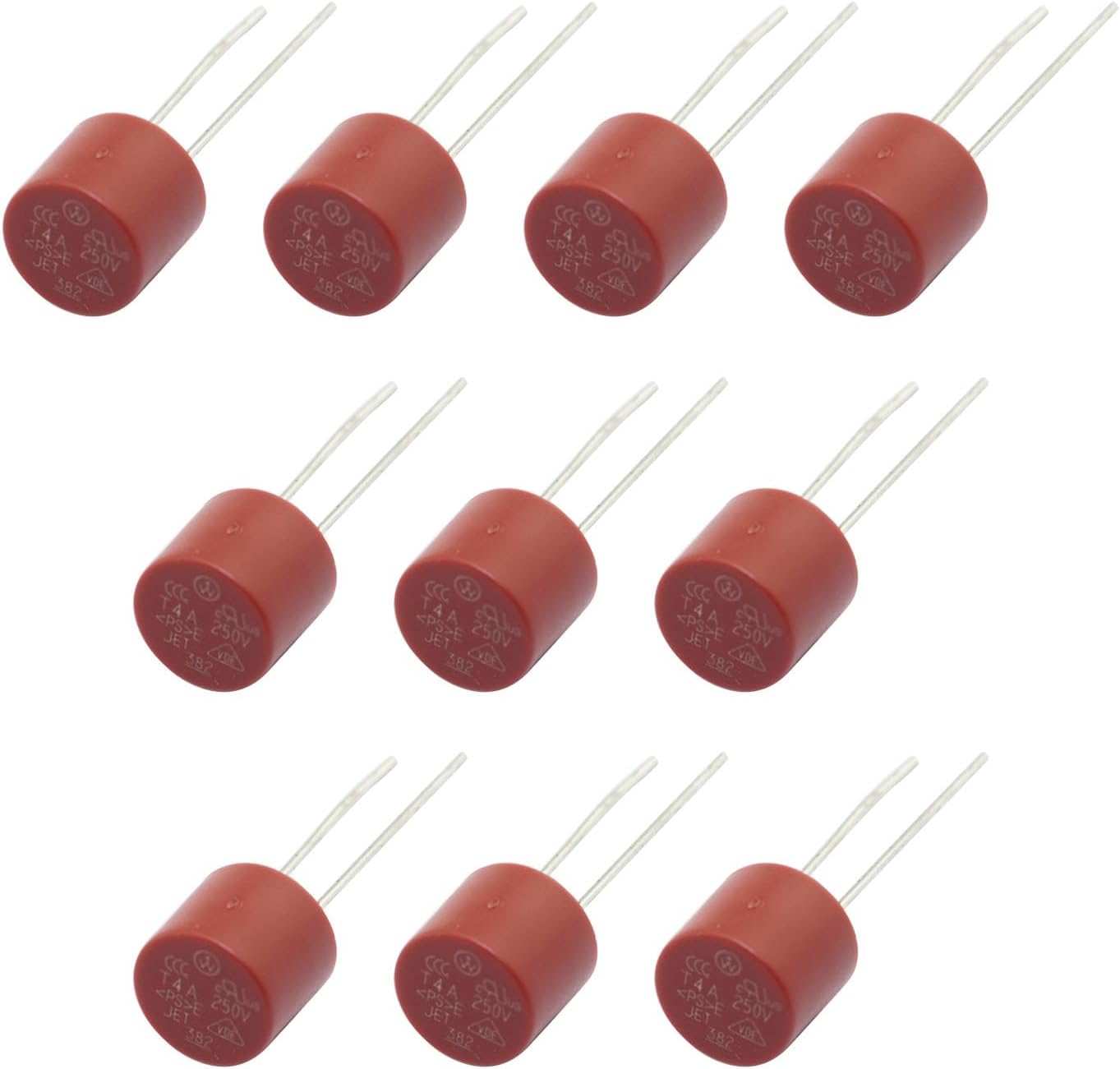 Fusible T4A 250V miniatura montaje inmersión 10 Uds
