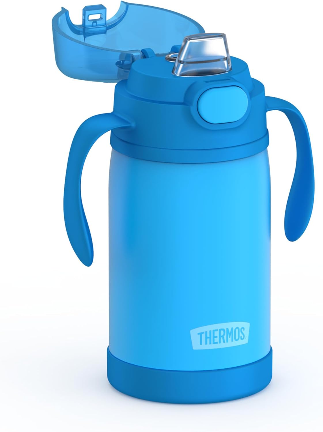Botella acero inox 10oz bebé sorbo suave azul
