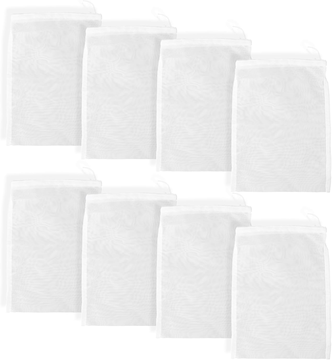 Paquete de 8 bolsas coladora de nueces 11 x 8 pulgadas resistente reutilizable para preparar jugo