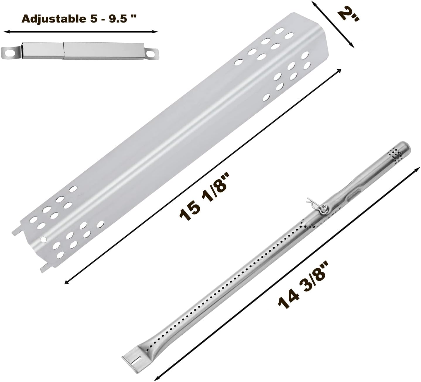 Repuesto placas calor quemadores Charbroil Advantage 3