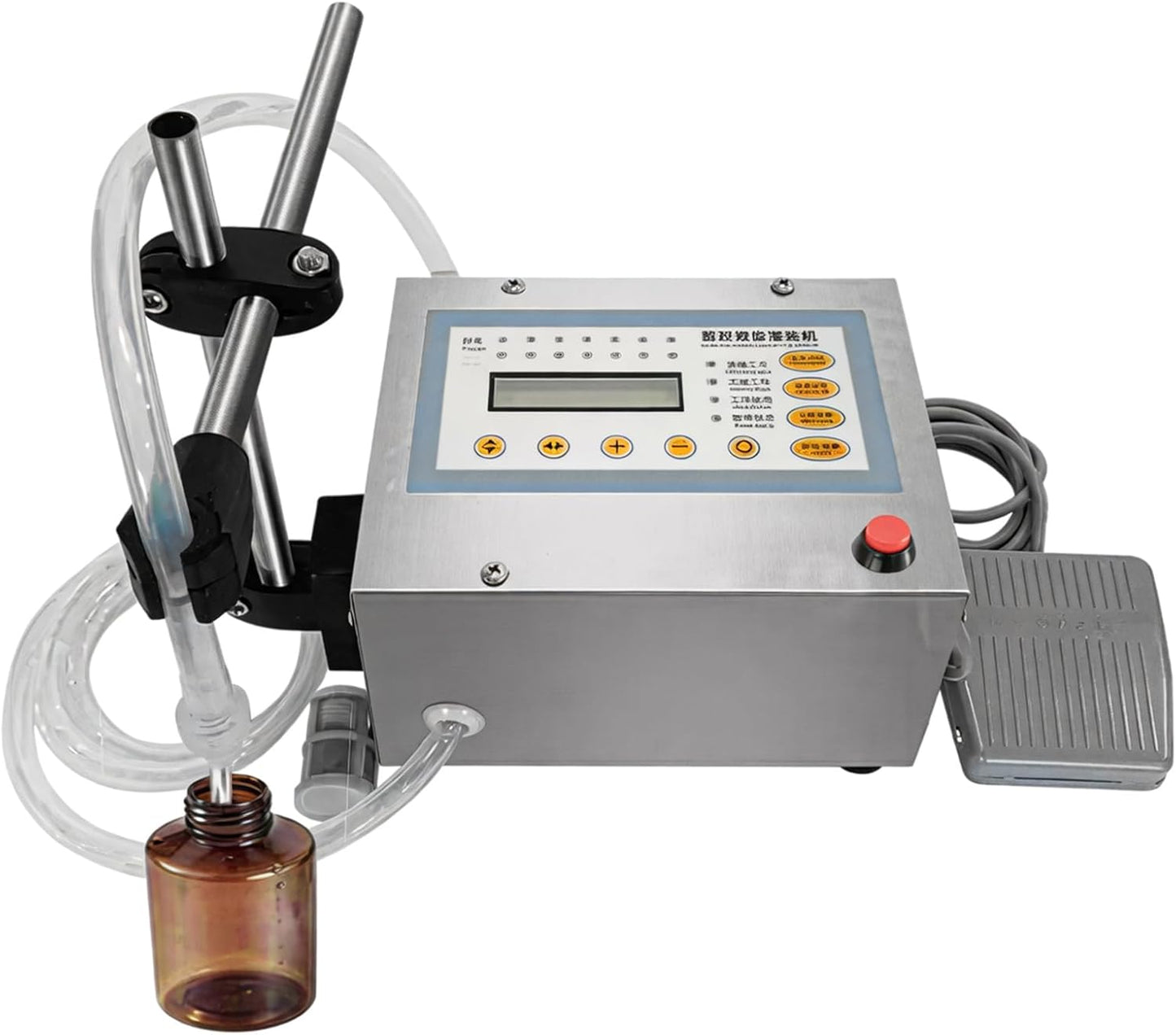 Máquina llenadora de botellas 0.2 a 118 oz con control digital