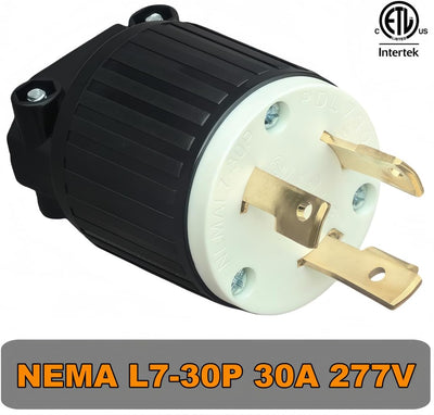 Enchufe L7-30P 30A 277V 2 polos conector industrial