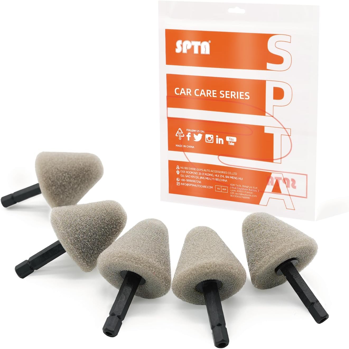 Mini Bola Pulido Cono Gris T40 Almohadilla Finland