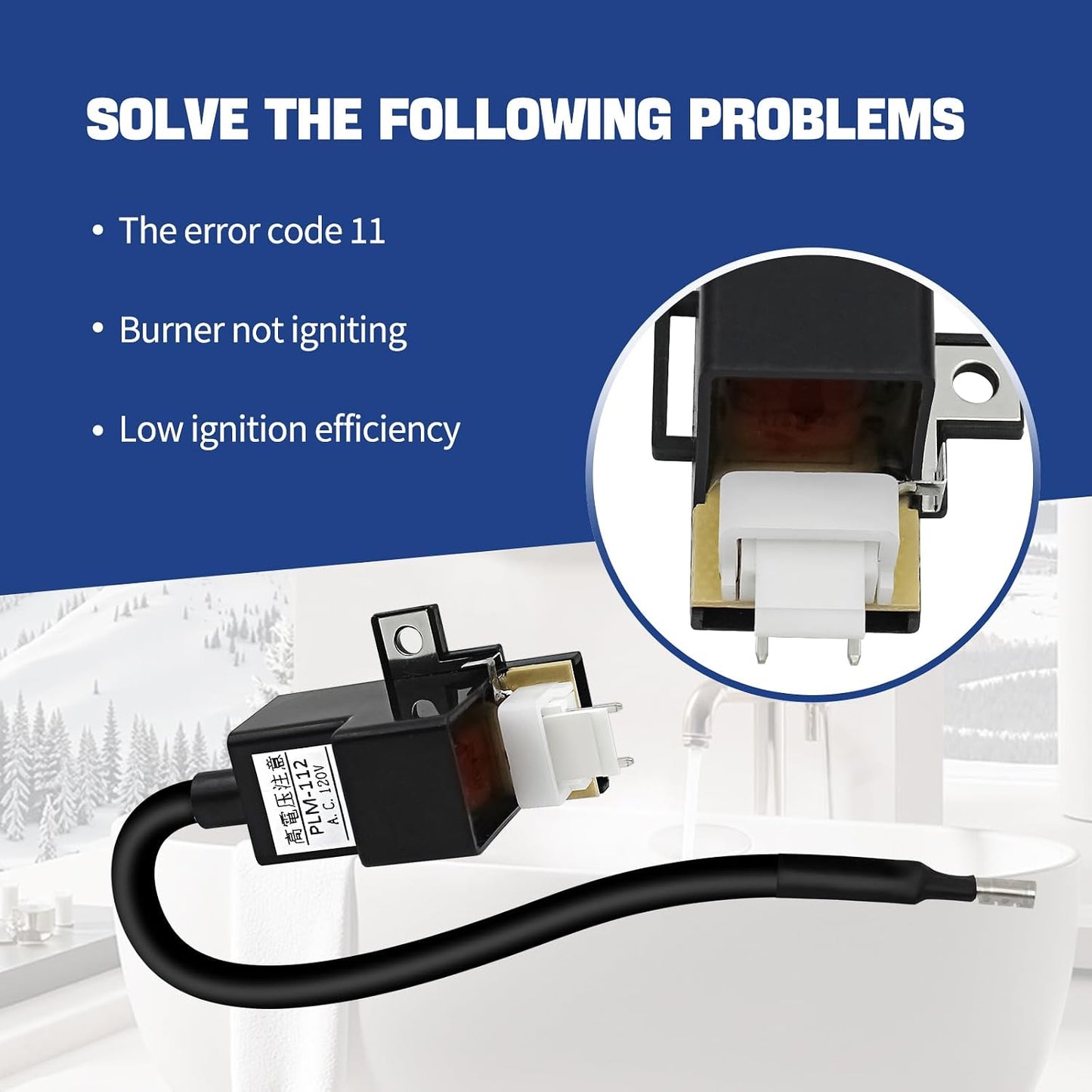 Bobinas encendido Rheem comp. RTG20235C 2 Pzas