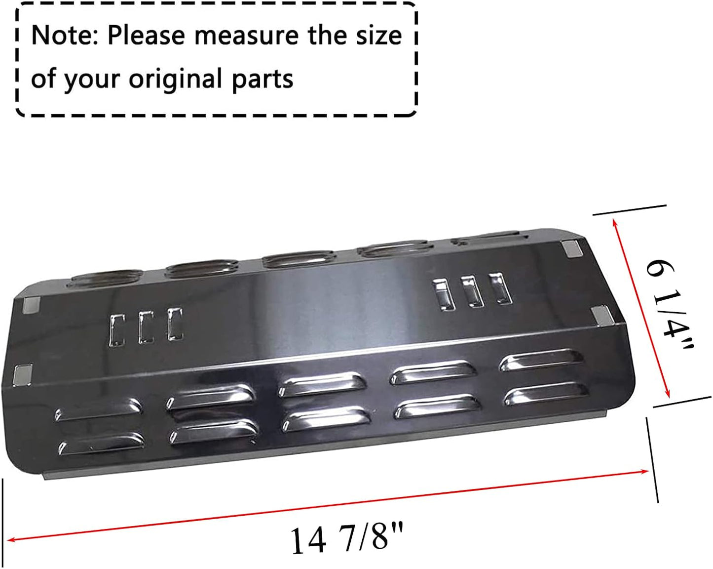 Repuesto quemador acero porcelánico inox Master Forge