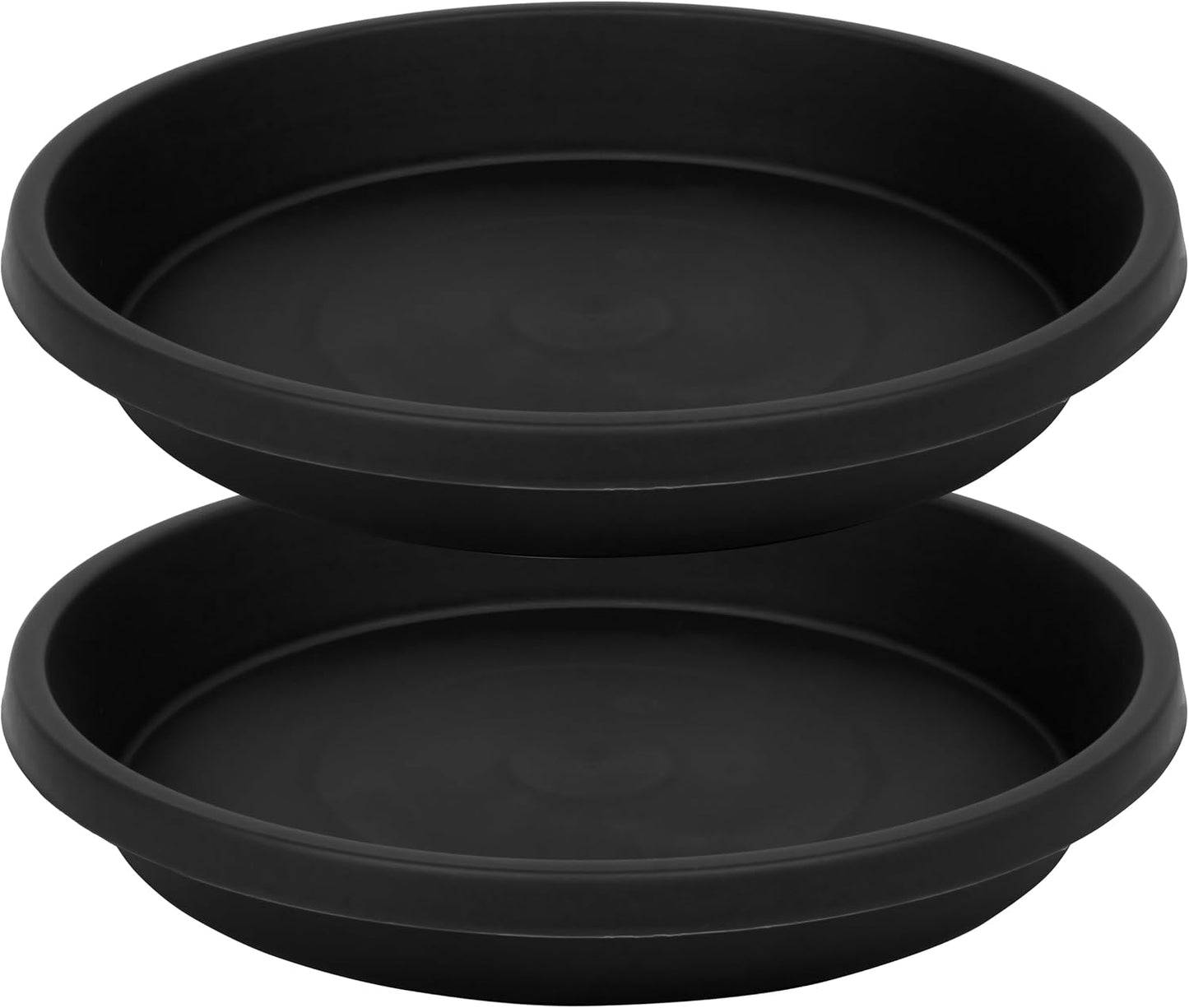 2 Pzas Platillos Plástico para Plantas 14pulg