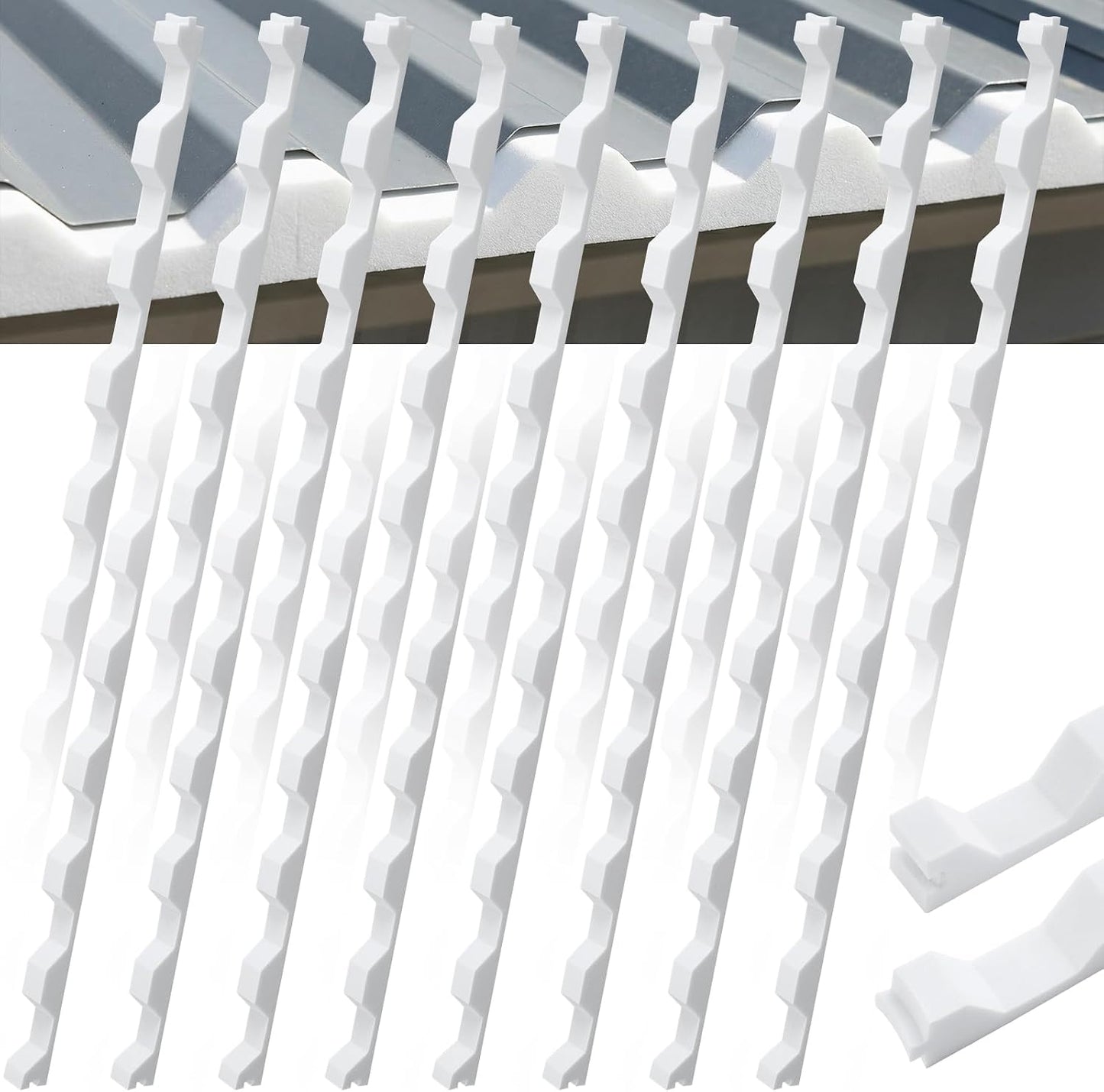20 Tiras Cierre Foam 36pulg Techos Metal Resistentes