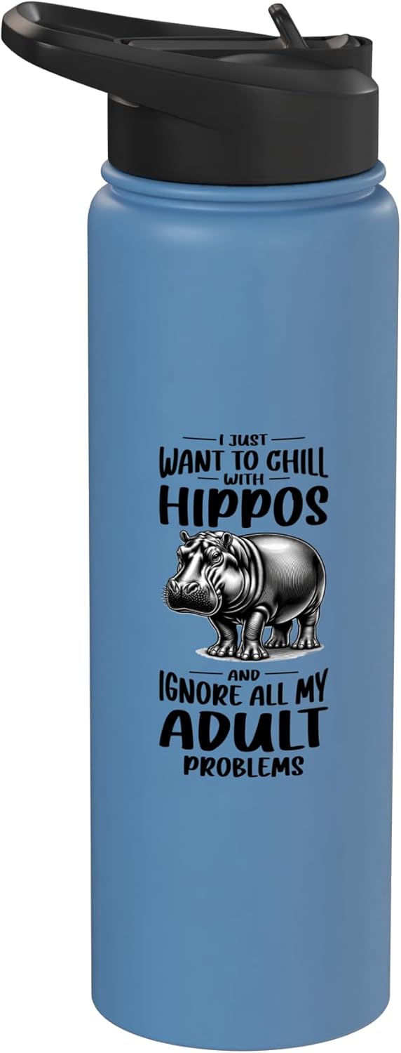 Botella agua acero inox aislada
