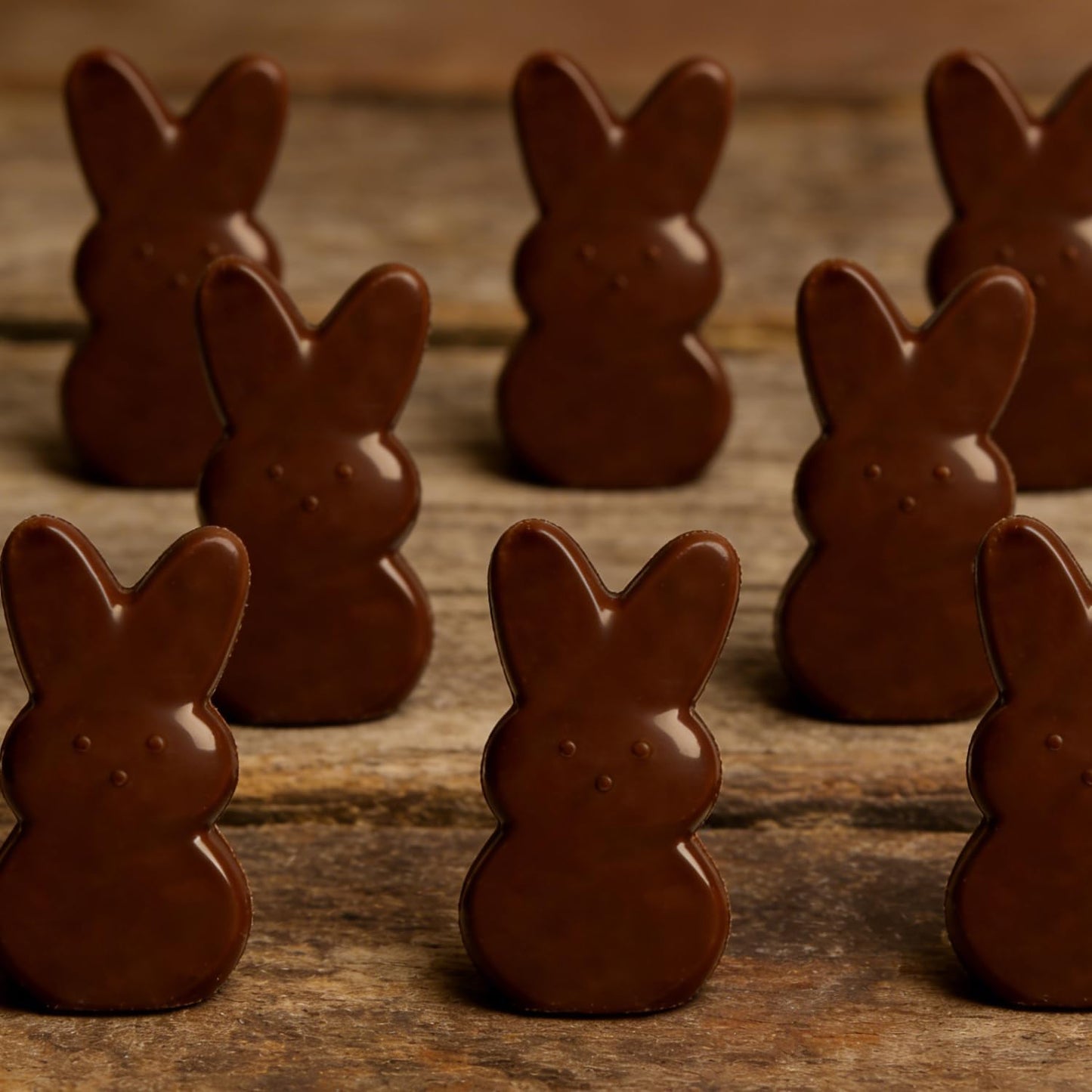 Molde silicona 6 cavidades para conejito de Pascua y dulces