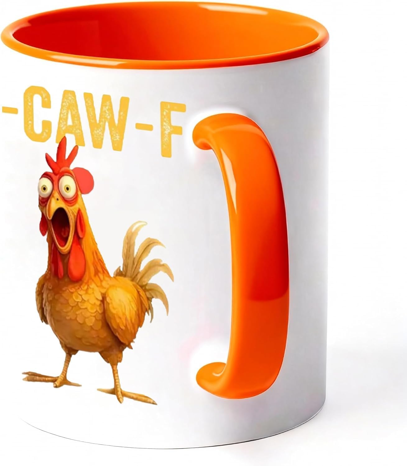 Taza de café de cerámica divertida para pollos 11 oz