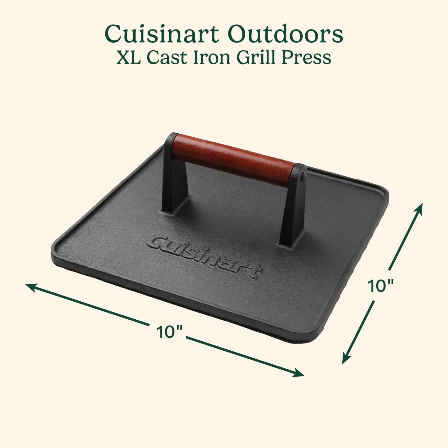 Plancha hierro fundido XL