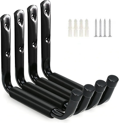 Ganchos pared garaje hierro inox EVA capacidad 66lbs
