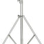 Soporte luz acero inox 3m trípode acolchado adaptador 1/4-3/8