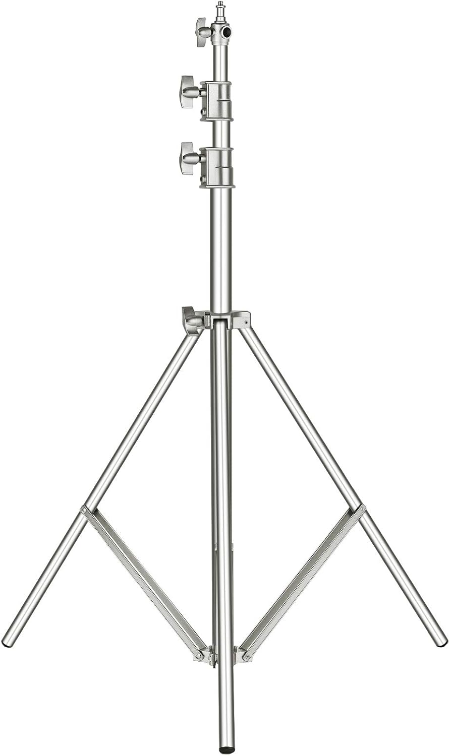Soporte luz acero inox 3m trípode acolchado adaptador 1/4-3/8
