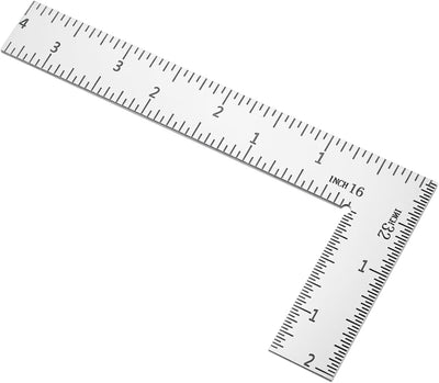 Regla en L de 2x4pulg acero para ingenieros y carpinteros