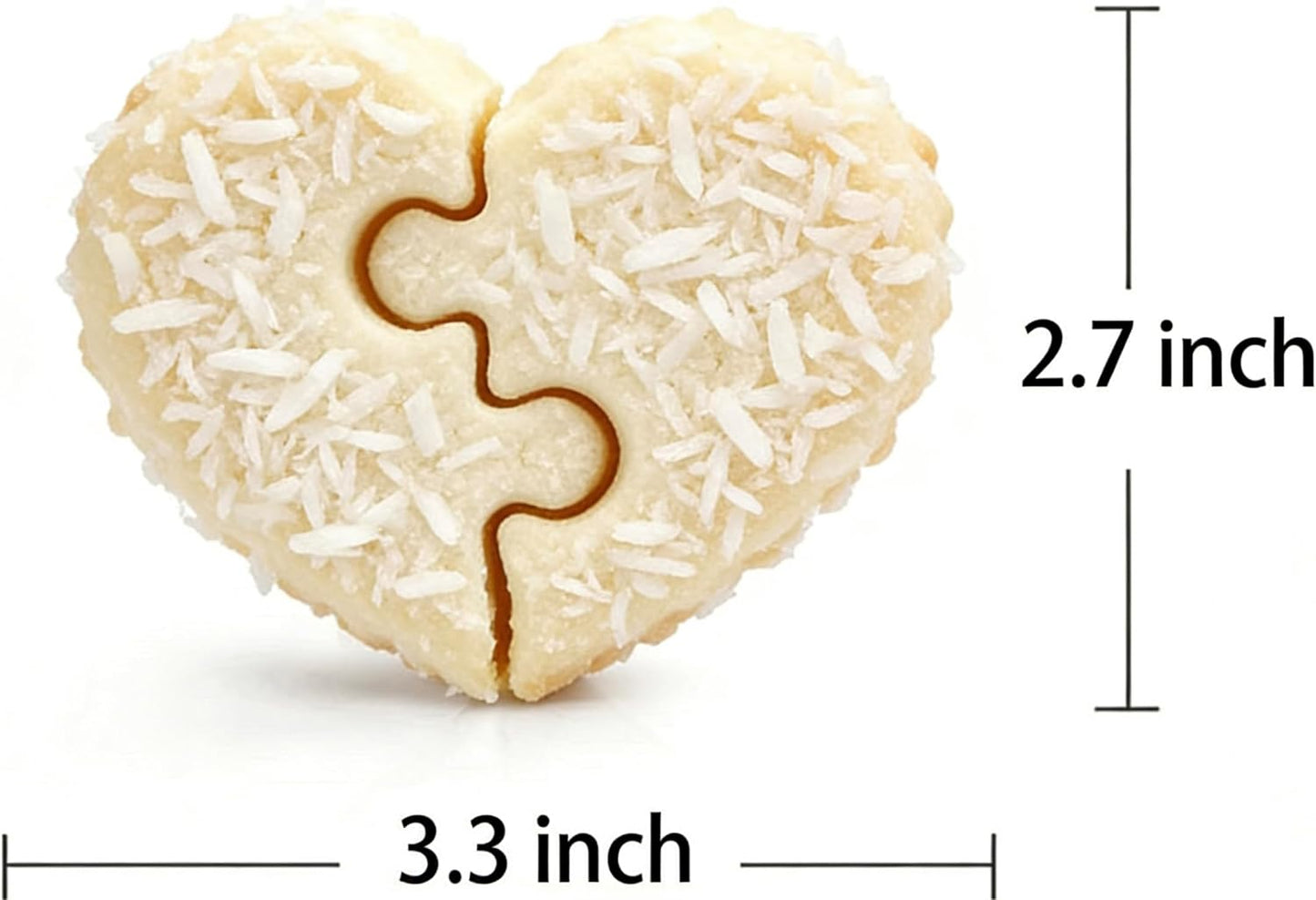 Cortador galletas corazón roto