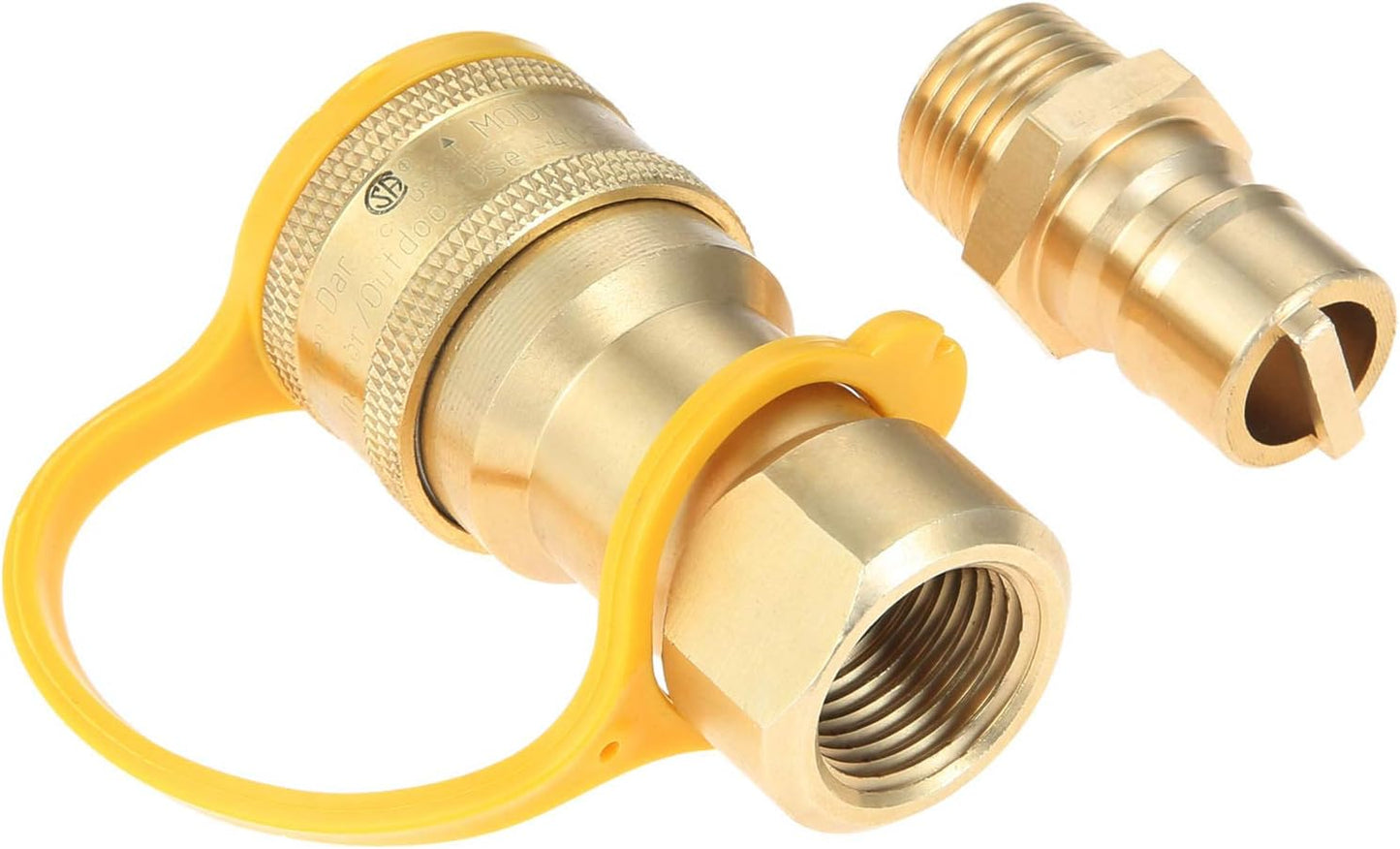 Kit conexión rápida gas 1/2 pulgada adaptador latón