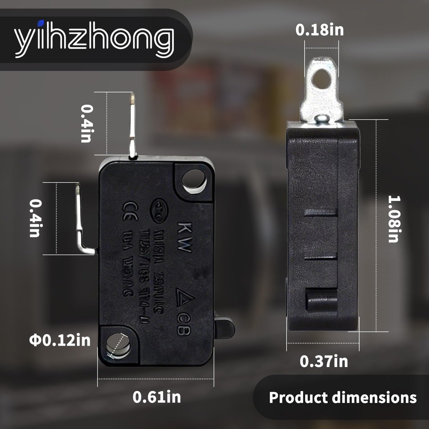 Microinterruptores microondas modelos SZM-V16-FD-62 y WB24X830