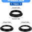 Pack 12 Anillos E26/E27 Retención Negro 1.46/1.49pulg