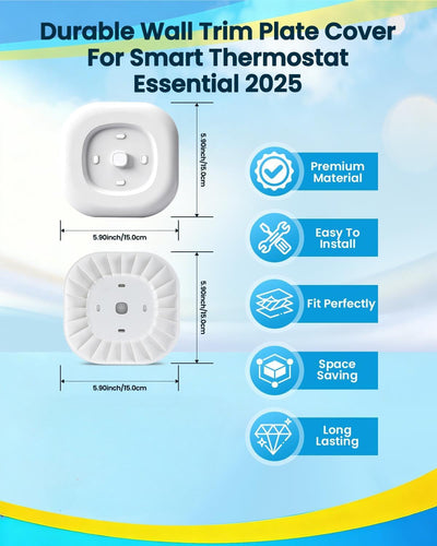 Placa pared termostato comp Ecobee 2025 blanco