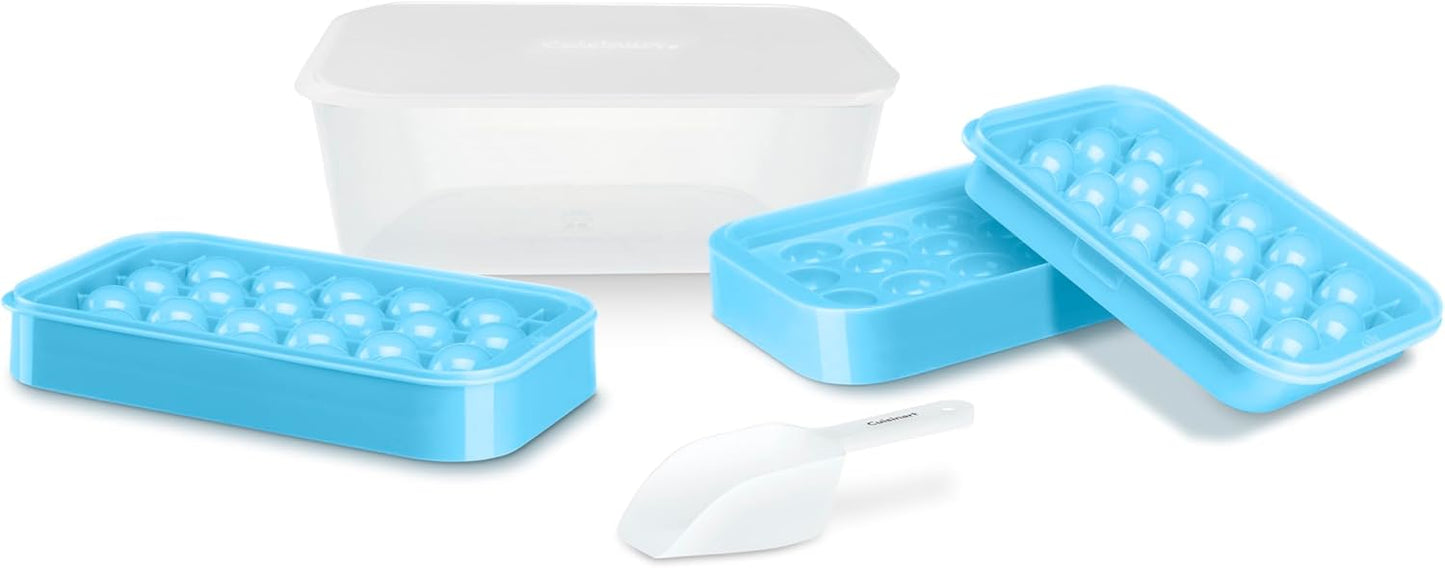 Bandeja cubos hielo redonda 5 pzas