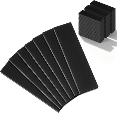 200 Espaciadores Neopreno 1/8x1/2x2pulg para Vidrio