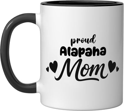 Taza cerámica para amante del perro alapaha blue blood bulldog negro/blanco