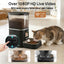 Comedero automático para gatos y perros 5L con cámara 3MP HD y WiFi